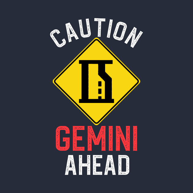 Funny Zodiac Horoscope Gemini Road Sign Traffic Signal by WitchNitch