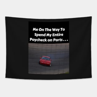 Broke Miata owner design - Funny Meme Tapestry