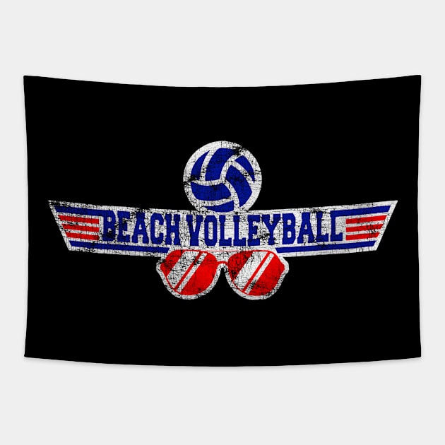 volleyball beach Tapestry by mahashop