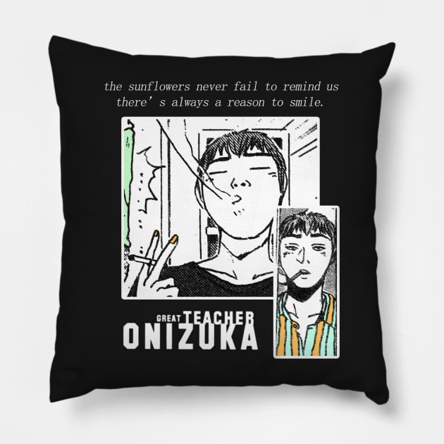 Great Teacher Onizuka ''SUNFLOWER'' V1 Manga Anime Pillow by riventis66