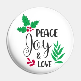 Christmas badges with lovely hand drawn elements and quotes Pin