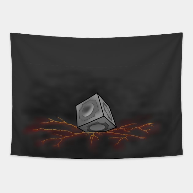 Mysterious cube Tapestry by Johka