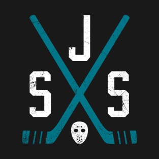 SJS Retro Sticks - Black T-Shirt