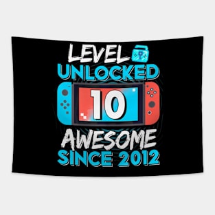 10th Birthday Boy Level 10 Unlocked 2012 Video Tapestry
