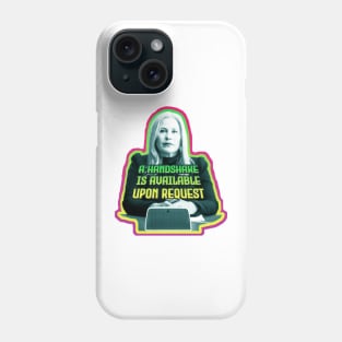 Severance series Patricia Arquette as Harmony Cobel Mrs. Selvig fan works graphic design by ironpalette Phone Case