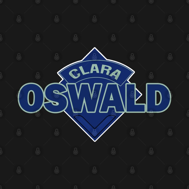 Clara Oswald COMPANION - Doctor Who Style Logo by RetroZest