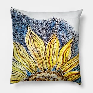 Sunflower Zen Pillow