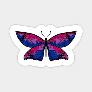 Fly With Pride: Bisexual Flag Butterfly Magnet