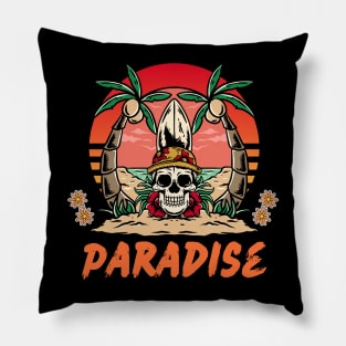 Sunset Summer Party Pillow