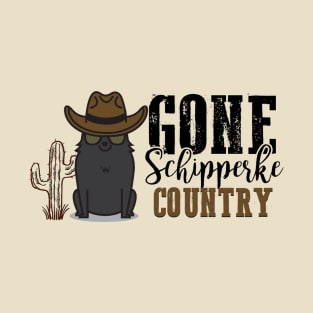 Gone Schipperke Country T-Shirt