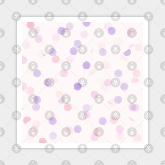 Pastel Color Dots Magnet by Peaceful Space AS