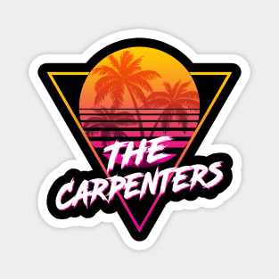 The Carpenters - Proud Name Retro 80s Sunset Aesthetic Design Magnet