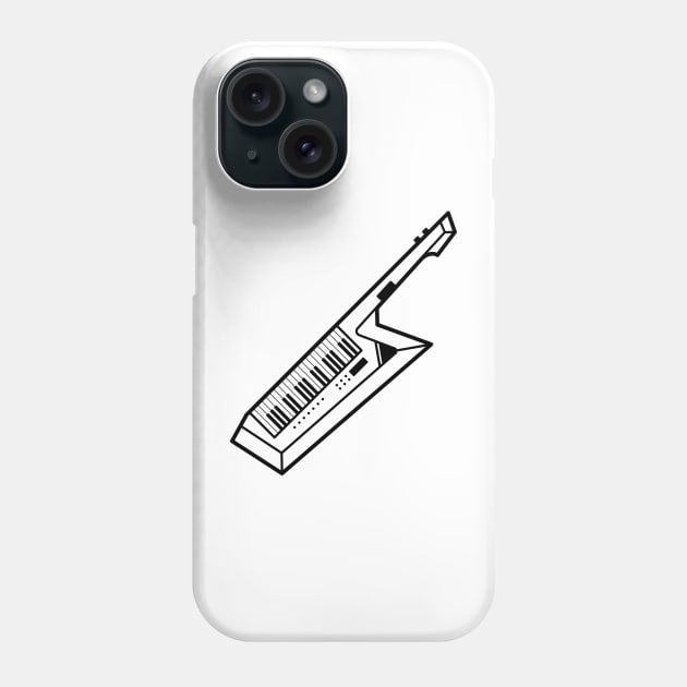 Keytar, Baby! Phone Case by GameQuacks