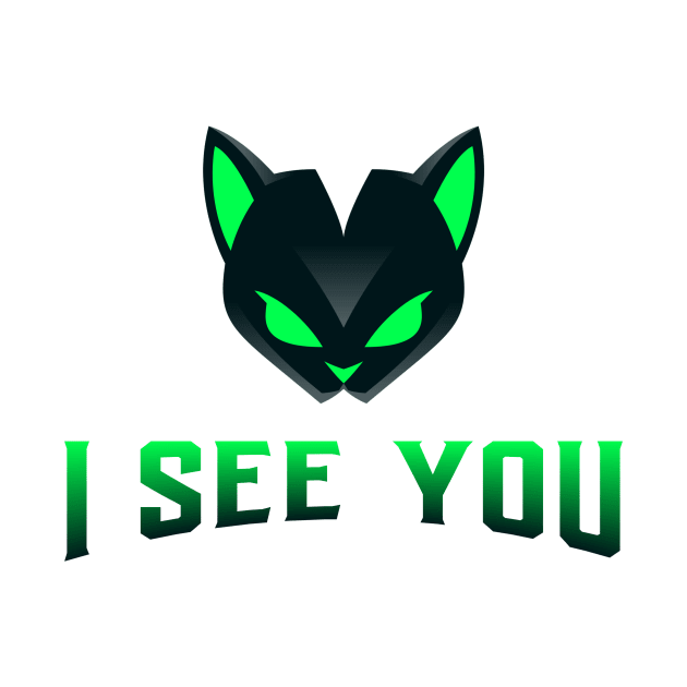 I See You Cool T-shirt Design by Awe Cosmos Store