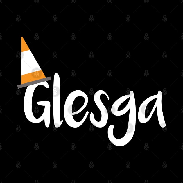 Glesga Orange Traffic Cone Design by MacPean