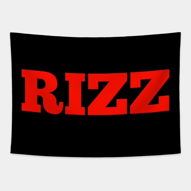 Rizz Red Tapestry by MaystarUniverse