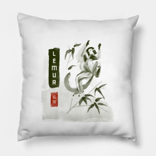 Asian Inspired -- Lemur Pillow