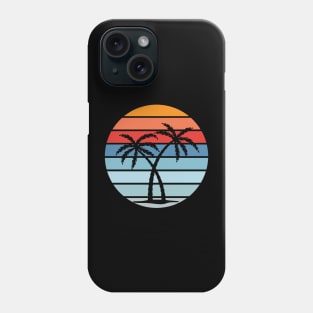 Tree Palm Sunset Beach Phone Case