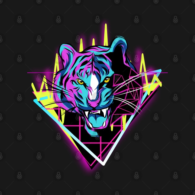 Neon Tiger by PlimPlom