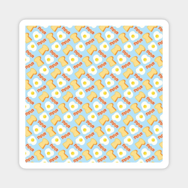 Breakfast Pattern Magnet by Cedric Hohnstadt