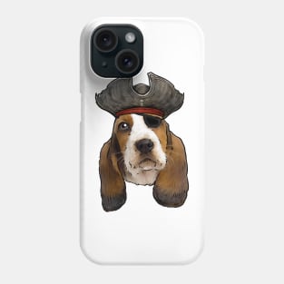 Basset Hound Pirate Phone Case