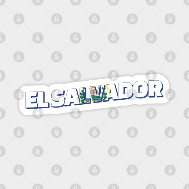 El Salvador Vintage style retro souvenir Magnet by DesignerPropo