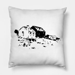 seaside house Pillow