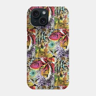 Colorful Tigers Phone Case