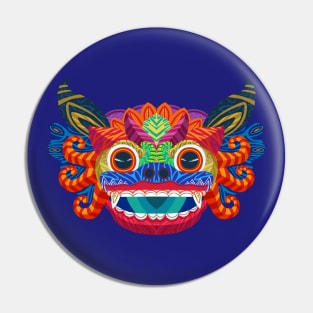 Barong Bali Mask-01 Pin