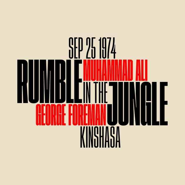 Rumble in the Jungle / 2 by attadesign