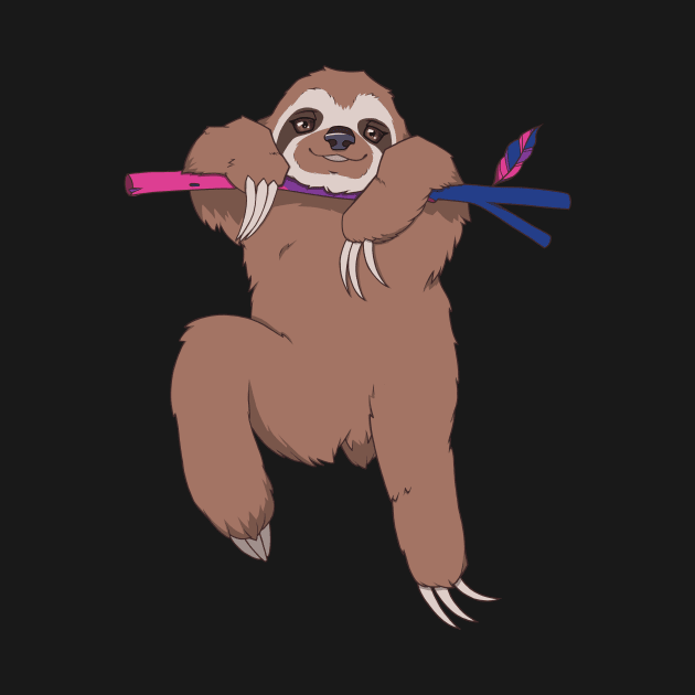 Bisexual Pride Sloth by saltuurn