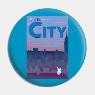 Visit The City Poster Pin