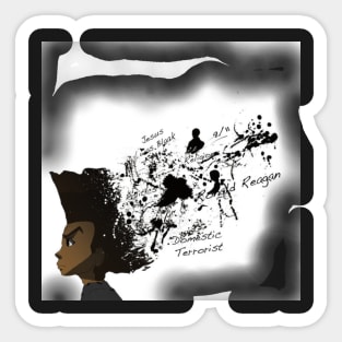 Boondocks anime 3 inch sticker Supreme Vinyl Decal Bumper sticker  indoor/outdoor