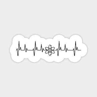 I love science heartbest atom Magnet