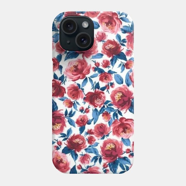 red flowers Phone Case by PREMIUMSHOP