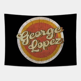 circle vintage George Lopez Tapestry