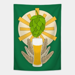 Almighty Hops - Funny Beer Design Tapestry