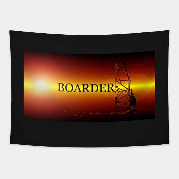 Boarder Tapestry by dltphoto