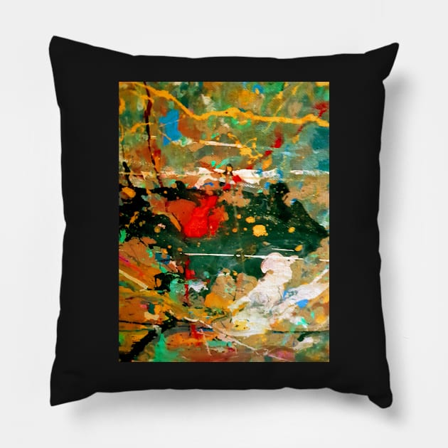 Perception in Yellow by Avril Thomas - Adelaide Artist. Pillow by AvrilThomasart