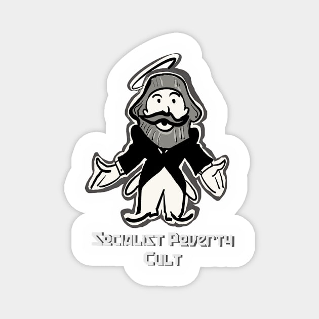 Socialist Poverty Cult Logo T Magnet by Socialist Poverty Cult