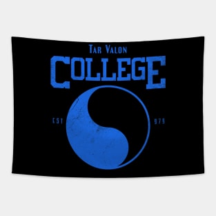 Tar Valon College Blue Ajah Symbol Wheel of Time Parody Tapestry