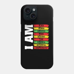 Powerful Black Woman, Black History, Black Women Phone Case