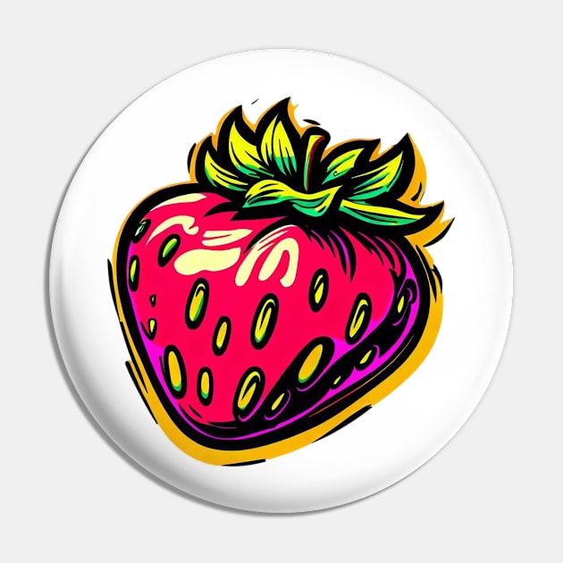 The Strawberry Pin by Weird Lines