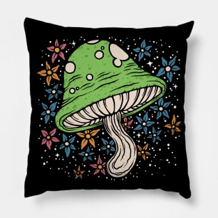 Green Mushroom Pillow