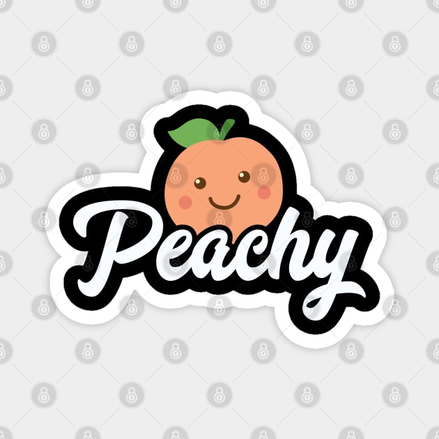 Peachy Magnet by DetourShirts