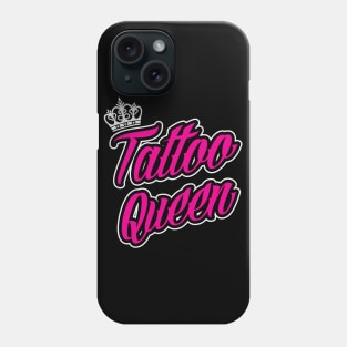 Tattoo queen (black) Phone Case