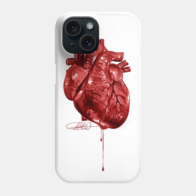 Heart Phone Case by Dark Wing Art