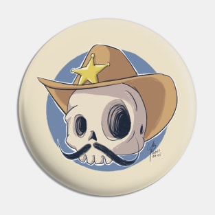 Skull Star Pin