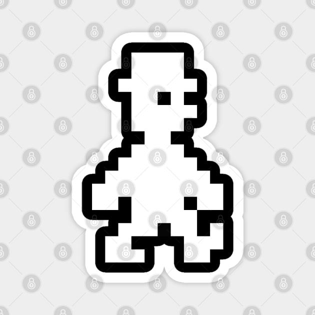 Jet Set Willy Pixel Art Magnet by Stupiditee