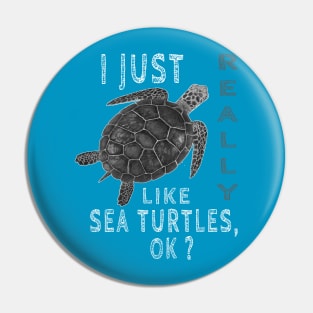 I just really like sea turtles, ok Pin